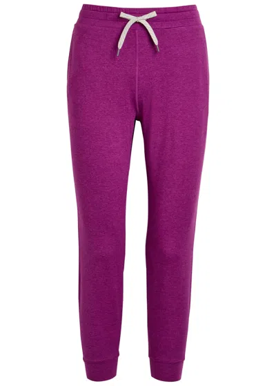 Vuori Performance Stretch-jersey Sweatpants In Purple