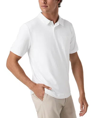 Vuori Ponte Perf Polo Shirt In White