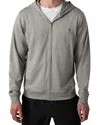 Vuori Ponto Full Zip Hoodie In Gray