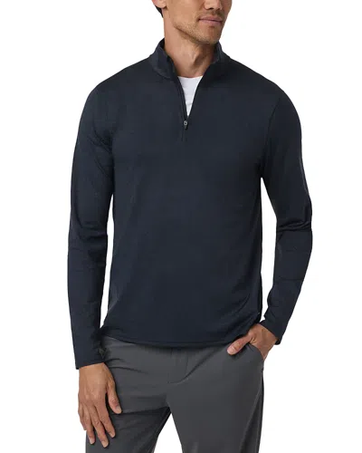 Vuori Ponto Half Zip Sweater In Blue