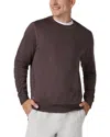Vuori Ponto Long Sleeve Performance Tee In Brown