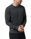 Vuori Ponto Long Sleeve Performance Tee In Gray