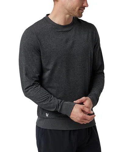 Vuori Ponto Long Sleeve Performance Tee In Gray