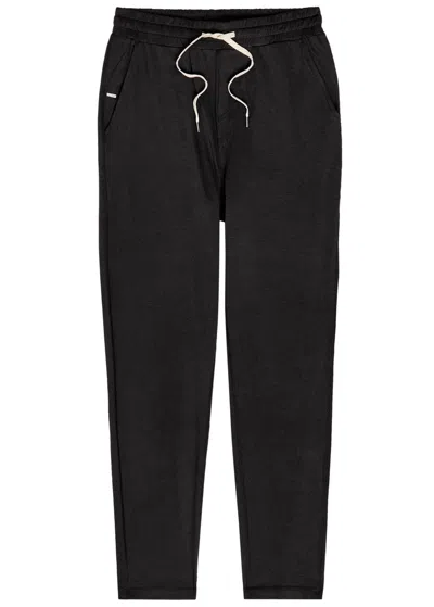 Vuori Ponto Performance 30 Stretch-jersey Sweatpants In Black