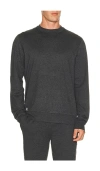 Vuori Ponto Performance Crew Pullover In Black
