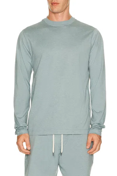 Vuori Ponto Performance Long Sleeve Tee In Gray