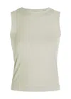 Vuori Pose Ribbed Stretch-modal Tank In Gray