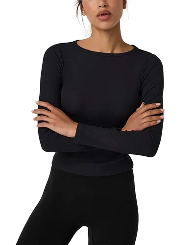 Vuori Pose Subtle Ribbed Long Sleeve Top In Multi