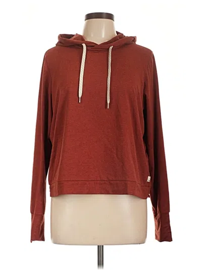 Pre-owned Vuori Pullover Hoodie In Brown