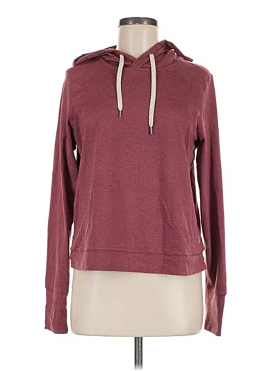 Pre-owned Vuori Pullover Hoodie In Burgundy