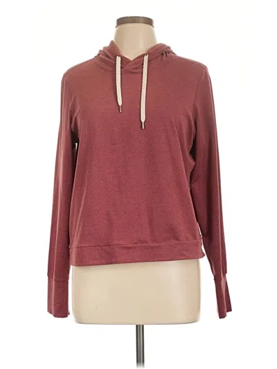 Pre-owned Vuori Pullover Hoodie In Burgundy