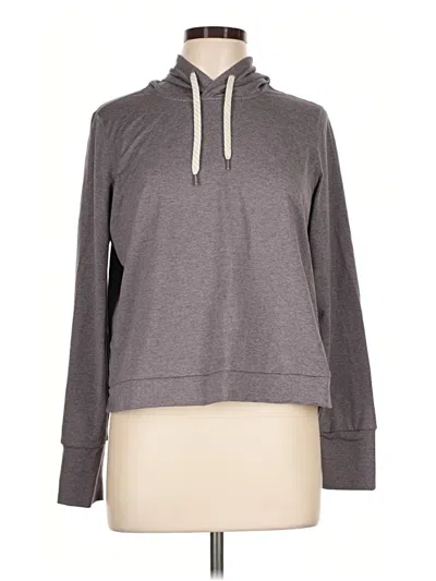 Pre-owned Vuori Pullover Hoodie In Gray