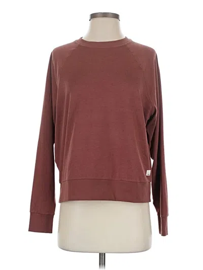 Pre-owned Vuori Pullover Sweater In Brown