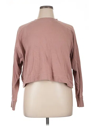 Pre-owned Vuori Pullover Sweater In Brown