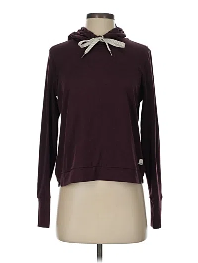Pre-owned Vuori Pullover Sweater In Burgundy