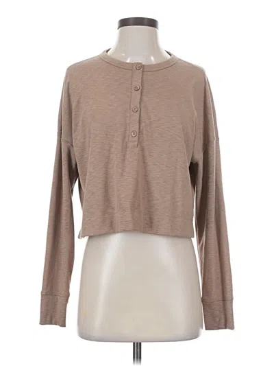 Pre-owned Vuori Pullover Sweater In Tan