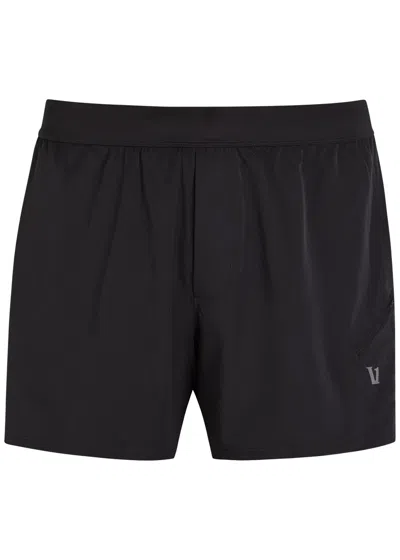 Vuori Qualify Stretch-jersey Running Shorts In Black