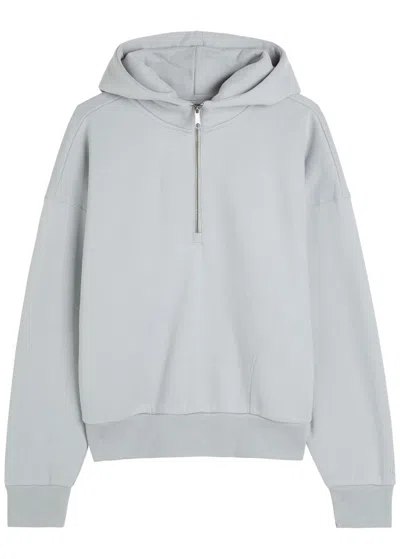 Vuori Restore Hooded Cotton-blend Sweatshirt In Gray