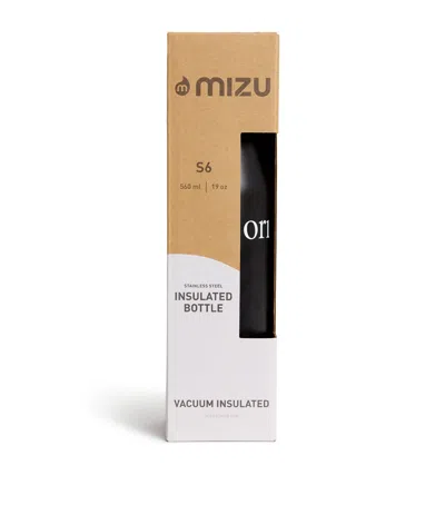Vuori S6 Wordmark Mizu Water Bottle In Black