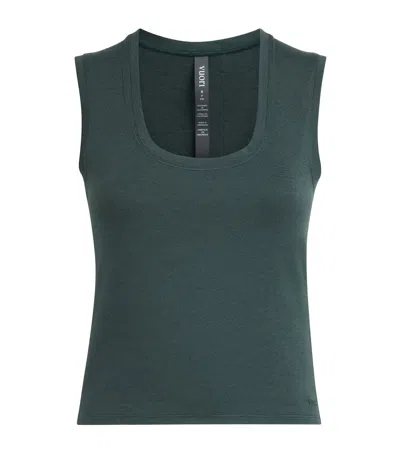 Vuori Scoop-neck Halo Essential Tank Top In Green
