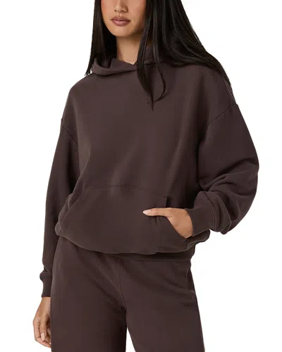 Vuori Sedona Cotton Blend Pullover Hoodie In Brown