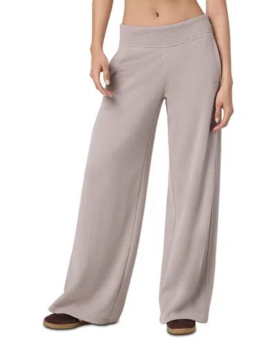 Vuori Sedona Cotton Blend Wide Leg Sweatpants In Neutral