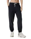 Vuori Performance Slubbed Jersey Cropped Sweatpants In Black