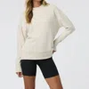 Vuori Sedona Weekender Crew Top In Bone In Neutral