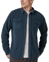 Vuori Shirt Jacket In Blue