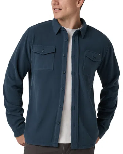 Vuori Shirt Jacket In Blue