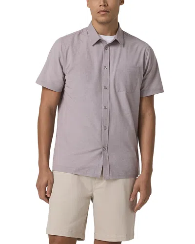 Vuori Short Sleeve Bridge Button Down In Purple