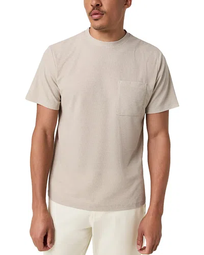 Vuori Short Sleeve Micro Waffle Tee In Neutral