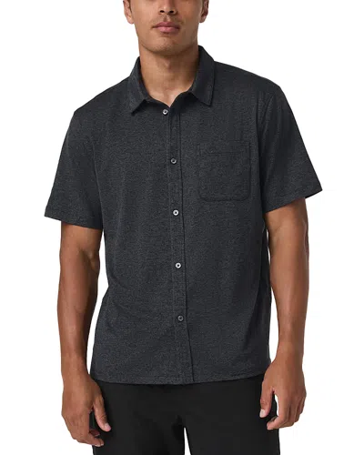 Vuori Short Sleeve Ponto Button Down In Gray