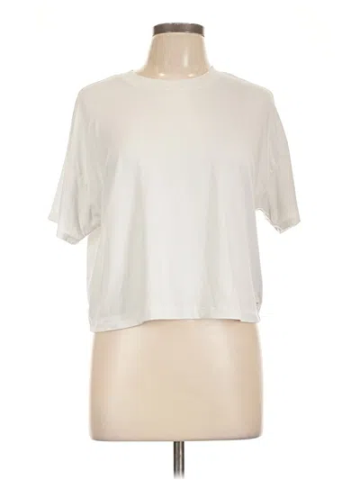Pre-owned Vuori Short Sleeve T-shirt In White