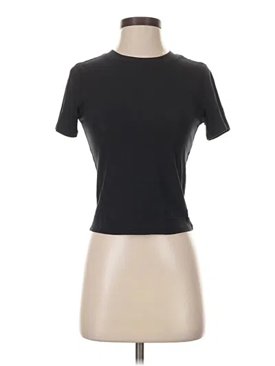 Pre-owned Vuori Short Sleeve Turtleneck In Black