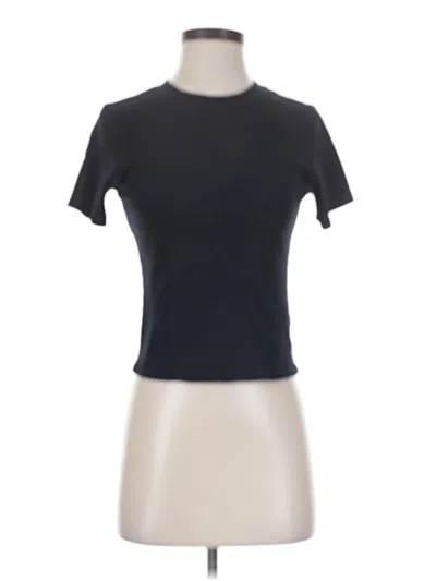 Pre-owned Vuori Short Sleeve Turtleneck In Black