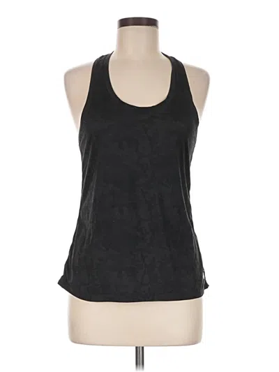 Pre-owned Vuori Sleeveless Top Black Halter Neckline Tops