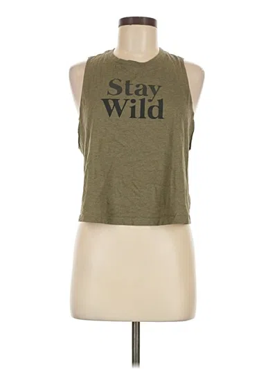 Pre-owned Vuori Sleeveless T-shirt In Green