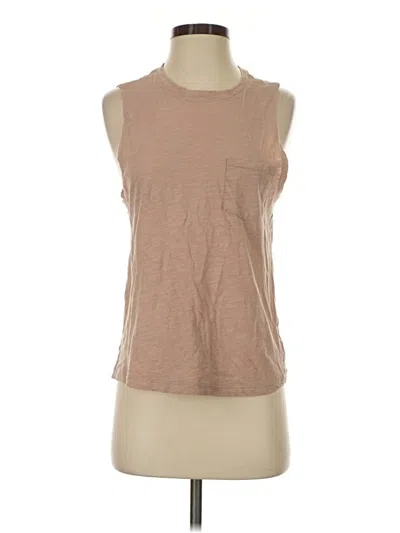 Pre-owned Vuori Sleeveless T-shirt In Tan