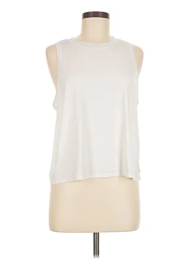 Pre-owned Vuori Sleeveless T-shirt In White