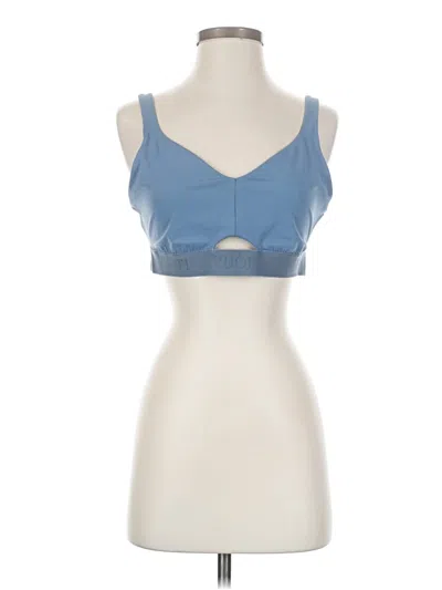 Pre-owned Vuori Sports Bra In Blue