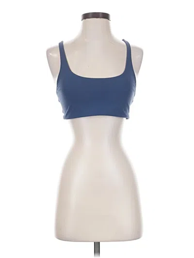 Pre-owned Vuori Sports Bra In Blue