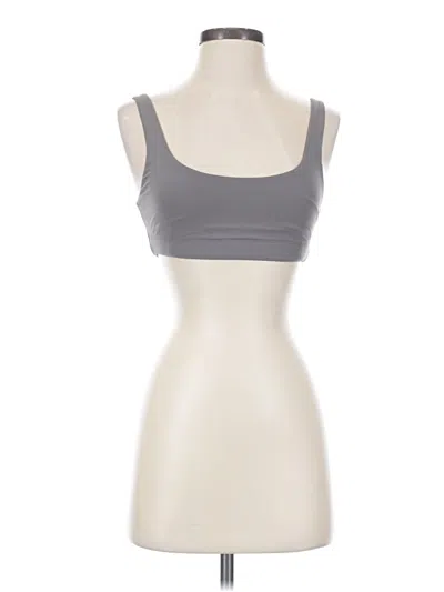 Pre-owned Vuori Sports Bra In Gray