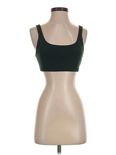 Pre-owned Vuori Sports Bra In Green