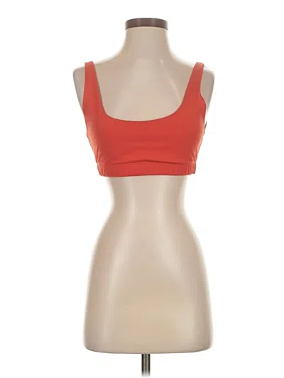 Pre-owned Vuori Sports Bra In Orange