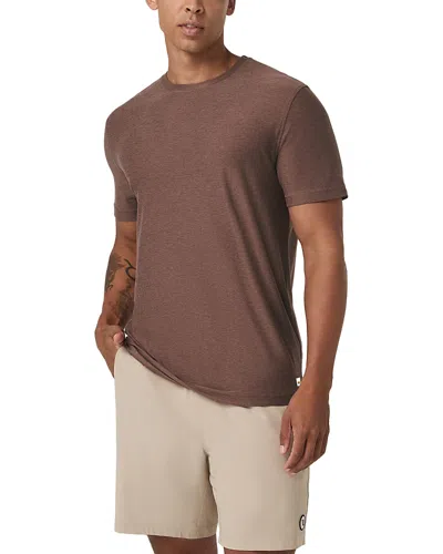 Vuori Strato Short Sleeve Tech Tee In Brown