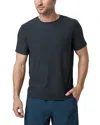 Vuori Strato Short Sleeve Tech Tee In Fire Heather In Brown