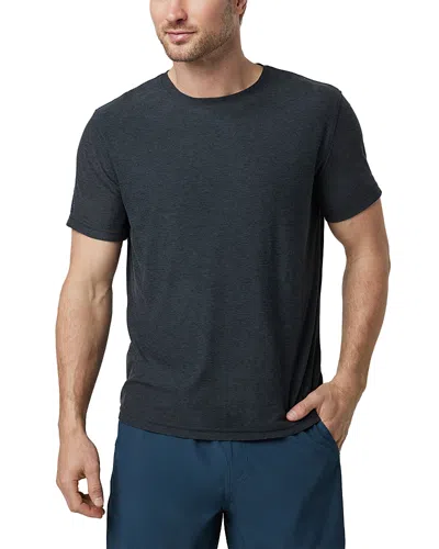 Vuori Strato Short Sleeve Tech Tee In Fire Heather In Brown