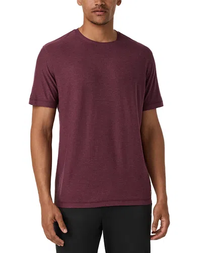 Vuori Strato Short Sleeve Tech Tee In Grey In Brown