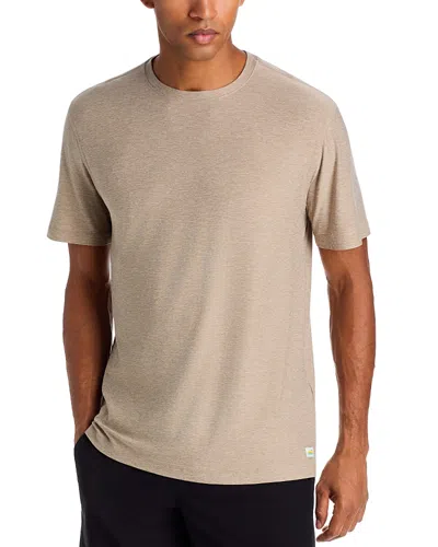 Vuori Strato Short Sleeve Tech Tee In Grey In Pink